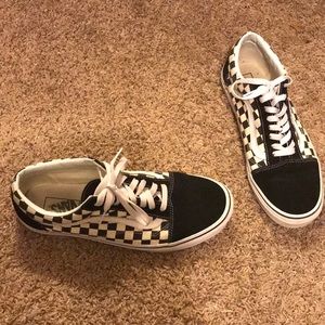 Vans old Skool Chex skate shoe